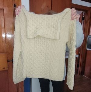 Irish knit sweater